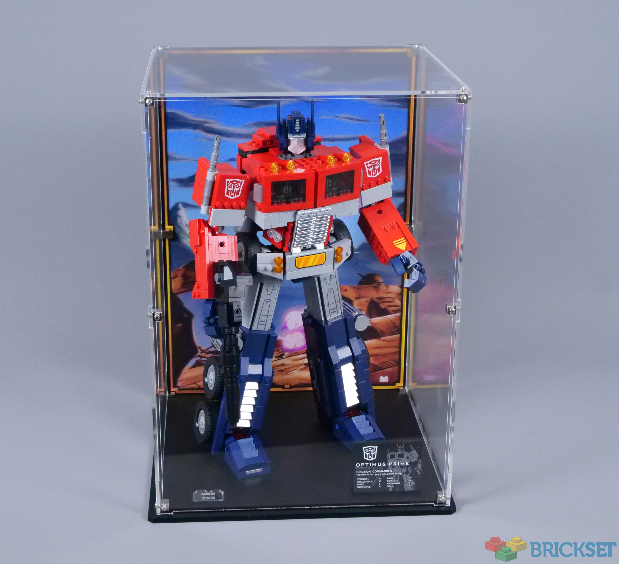 Limited Edition Display Cases for ® Optimus Prime by Wicked orders Brick